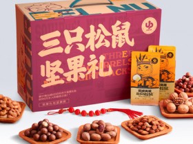 三只松鼠坚果礼盒郑州厂家代理批发,三只松鼠干果定制团购