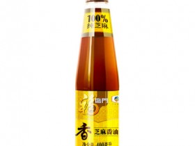 中粮福临门100%芝麻香油400mL/压榨工艺/凉拌调味烹饪火锅