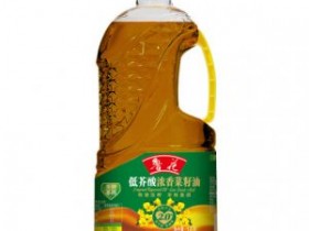 鲁花低芥酸浓香菜籽油1.6L非转基因物理压榨