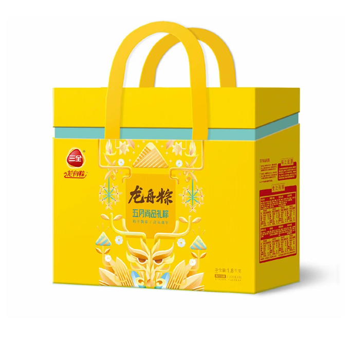 三全粽子嘉兴风味粽子 1.8kg千克五月尚品礼盒装粽子，郑州三全粽子总代理