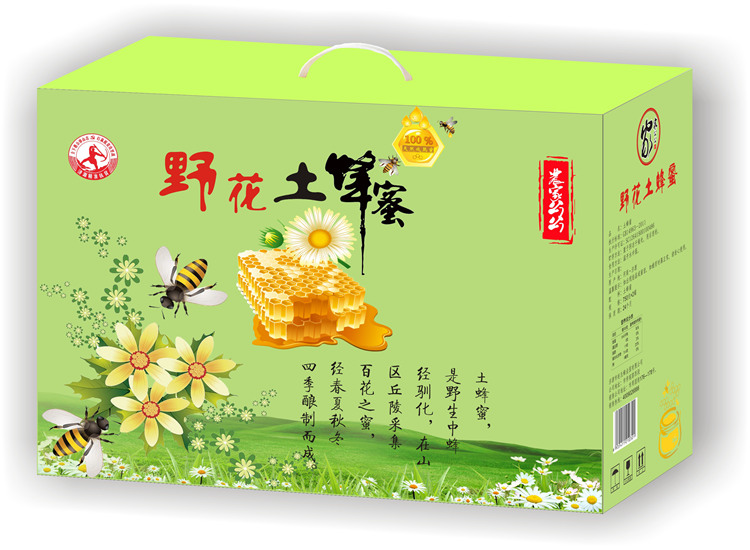 野花土蜂蜜礼盒,天然土蜂蜜礼盒两罐装,郑州土蜂蜜代理批发