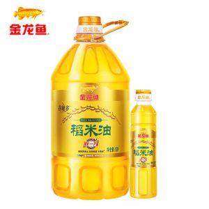 金龙鱼谷维素稻米油5L+400ml 米糠油 食用油