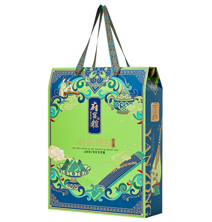 鲜品屋-875g府宴•纳福端午礼盒  河南粽子团购批发多种口味源头厂家