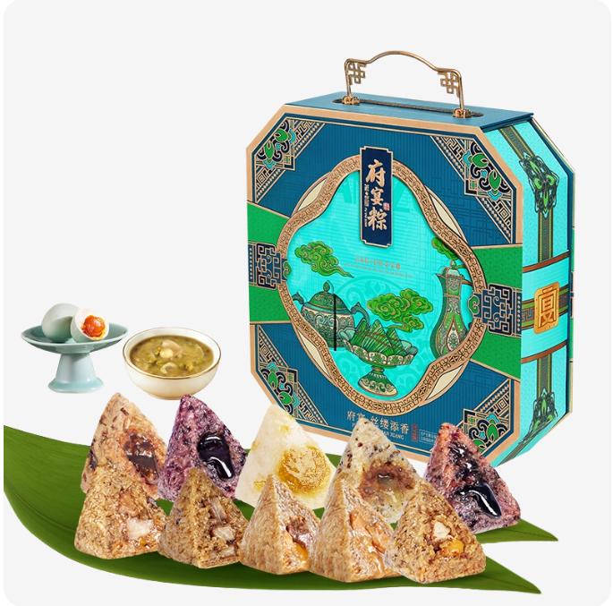 鲜品屋粽子1.975kg府宴丝缕添香端午节礼品礼盒团购商务伴手礼